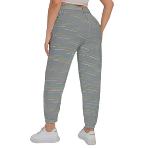- Linear Women’s Trousers With Waist Belt Voluptuous (+) Plus Size - womens pants at TFC&H Co.