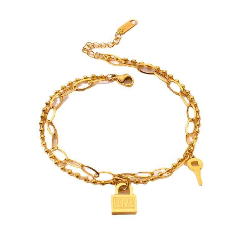 ONLY - Lock & Key Bracelet - bracelet at TFC&H Co.