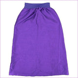 Purple Long Silk Bonnet - at TFC&H Co.