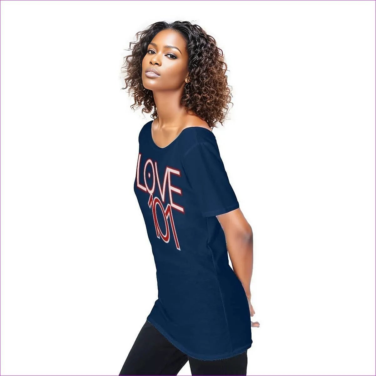 - Love 101 Womens Off Shoulder Tee - womens t-shirt at TFC&H Co.