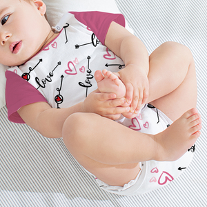 Love in Motion Baby's Short Sleeve Romper - infant onesie at TFC&H Co.