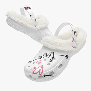 - Love in Motion Fur Lined Clogs - womens clogs at TFC&H Co.
