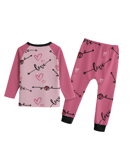 - Love in Motion Kid's Knitted Fleece Set - kids top & pants set at TFC&H Co.