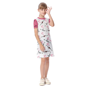 - Love in Motion Kid's Short Sleeve Dress - kids dress at TFC&H Co.