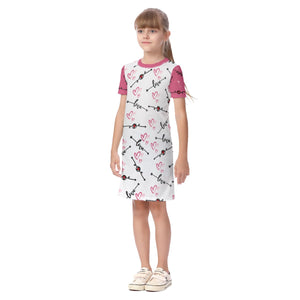 - Love in Motion Kid's Short Sleeve Dress - kids dress at TFC&H Co.