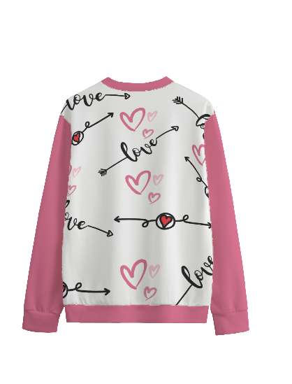 - Love in Motion Women's O-neck Sweatshirt | 100% Cotton - womens sweatshirt at TFC&H Co.