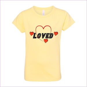 Butter - Loved Girls’ Ultimate T-Shirt - kids t-shirts at TFC&H Co.