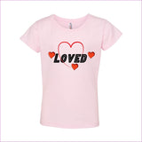 Pink Loved Girls’ Ultimate T-Shirt - kid's t-shirts at TFC&H Co.