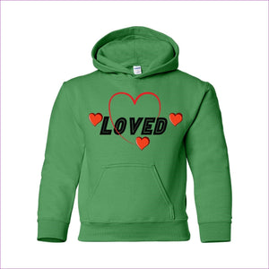Irish Green - Loved Heavy Blend Youth Hooded Sweatshirt - kids hoodie at TFC&H Co.