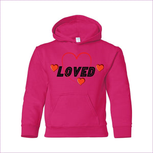 Heliconia - Loved Heavy Blend Youth Hooded Sweatshirt - kids hoodie at TFC&H Co.