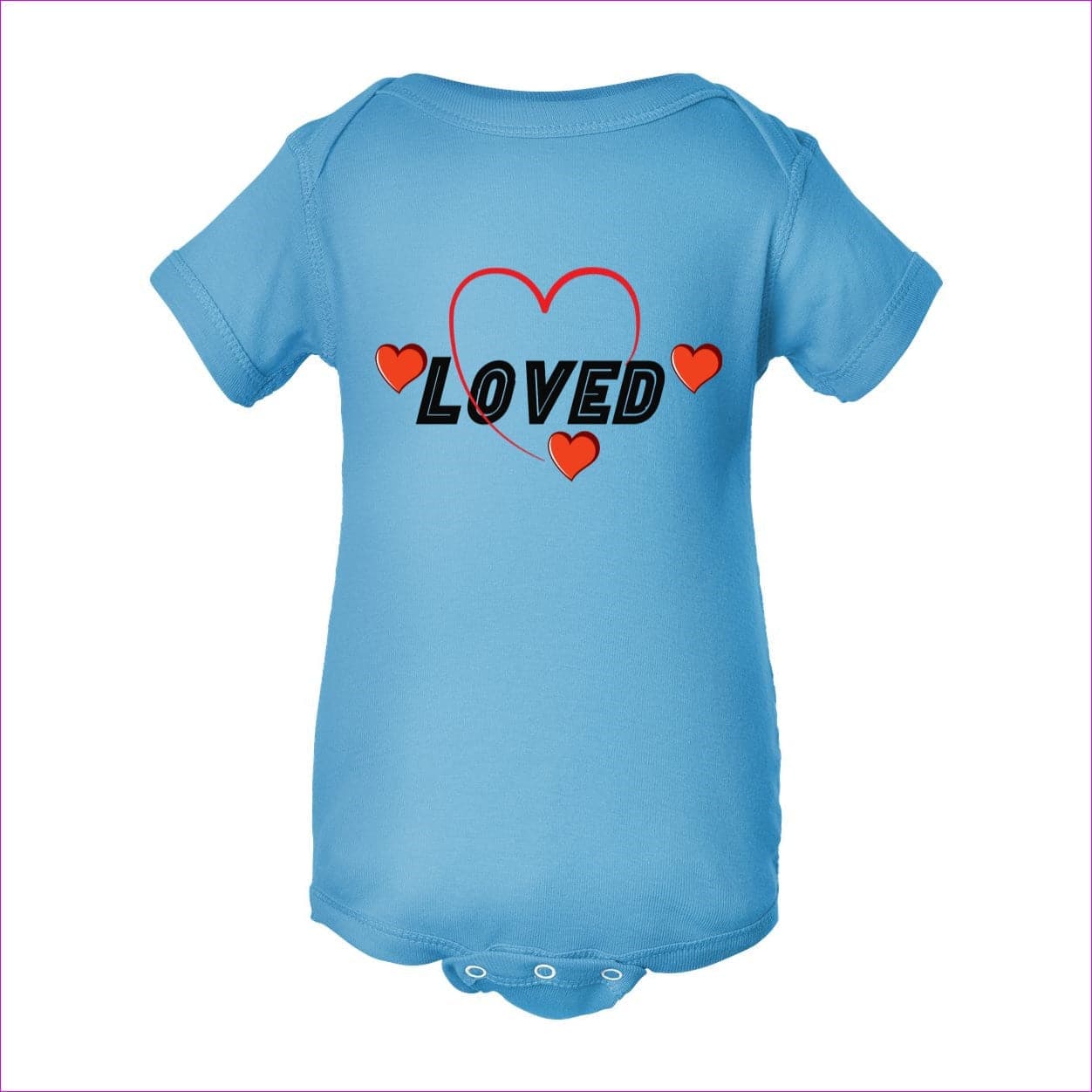 Aqua Loved Infant Baby Rib Bodysuit - infant onesie at TFC&H Co.