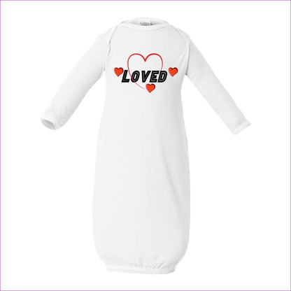 NB White Loved Infant Baby Rib Layette - layette at TFC&H Co.