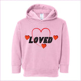 Pink - Loved Toddler Pullover Fleece Hoodie - kids hoodie at TFC&H Co.