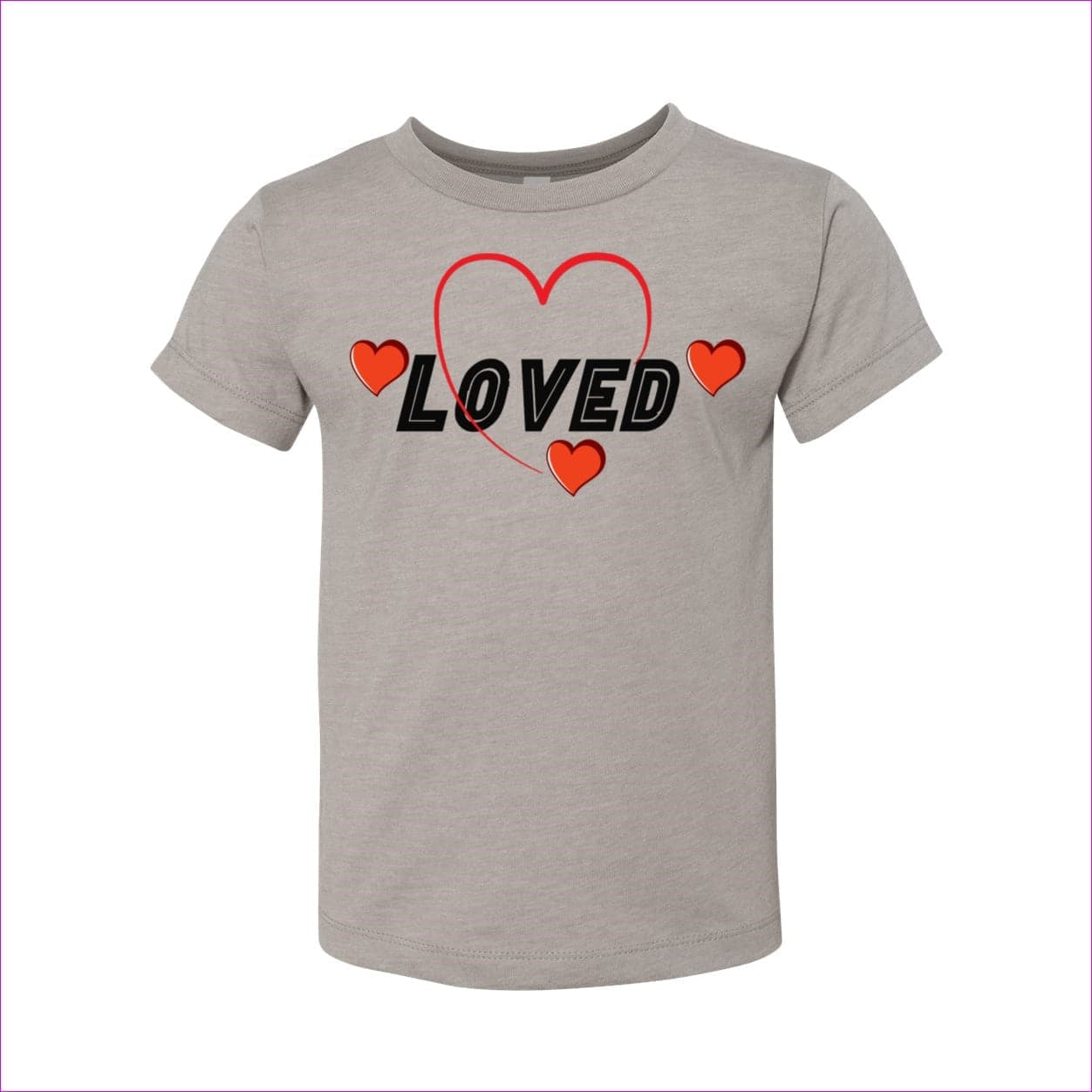 Heather Stone Loved Toddler Short Sleeve Tee - kids tee at TFC&H Co.