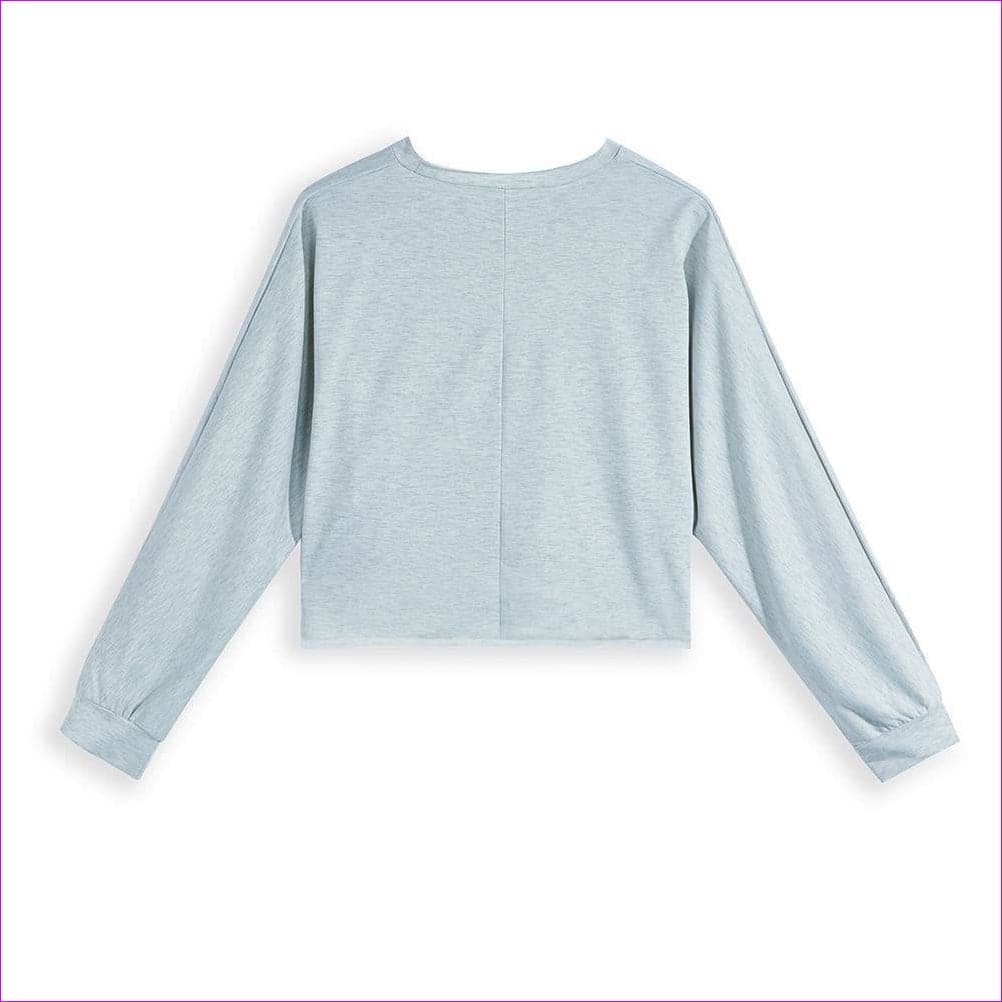 Loved Women Long Sleeve Loose Crop Top Two-Piece Set - women's top & pants set at TFC&H Co.