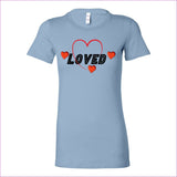 Baby Blue - Loved Womens Favorite Tee - womens t-shirt at TFC&H Co.