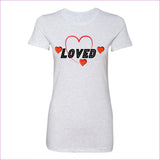 Solid White Blend Loved Womens Favorite Tee - women's t-shirt at TFC&H Co.