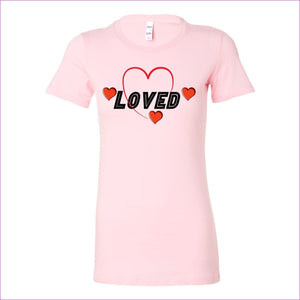 Pink Loved Womens Favorite Tee - women's t-shirt at TFC&H Co.