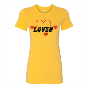 Gold Loved Womens Favorite Tee - women's t-shirt at TFC&H Co.
