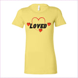 Yellow Loved Womens Favorite Tee - women's t-shirt at TFC&H Co.