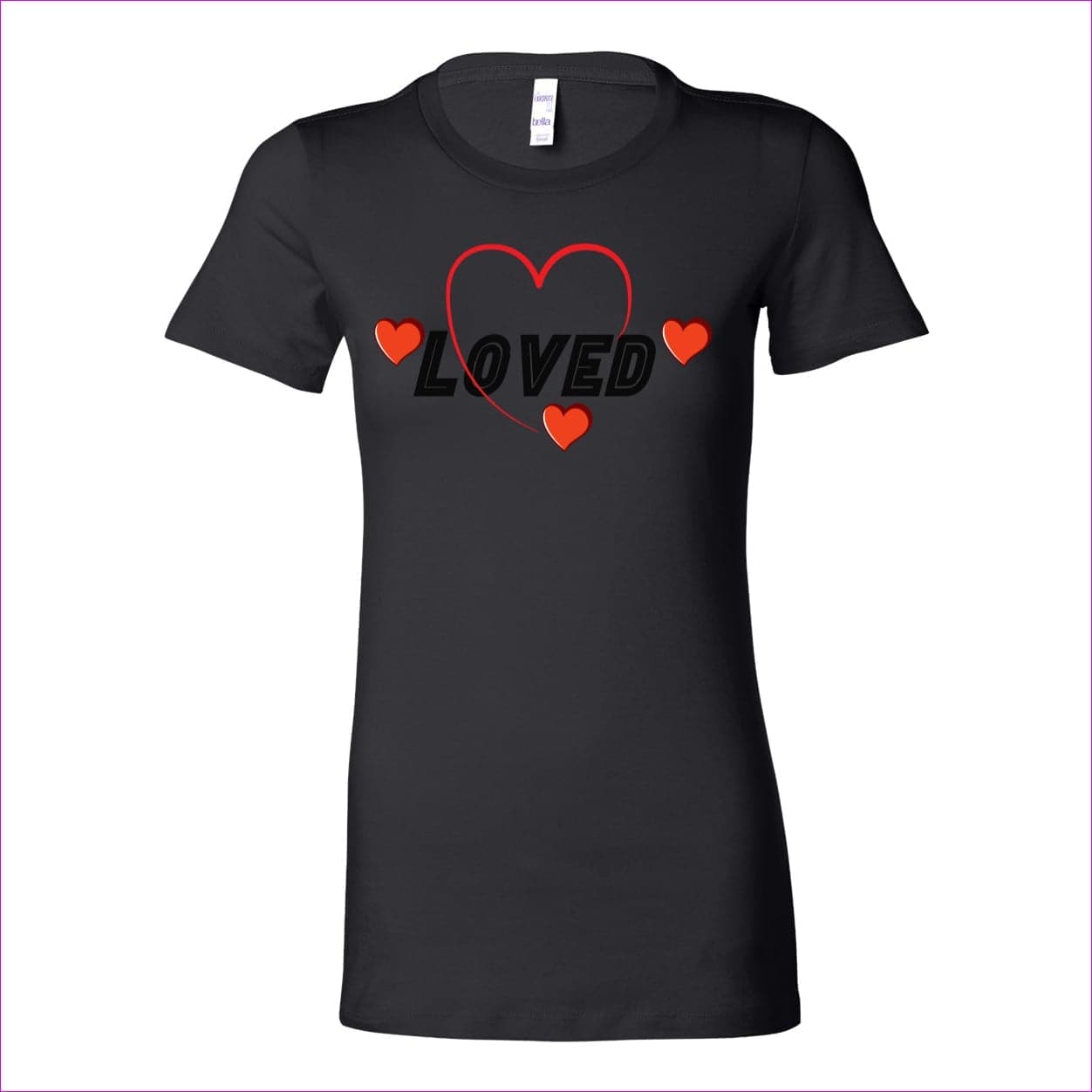 Black Loved Womens Favorite Tee - women's t-shirt at TFC&H Co.