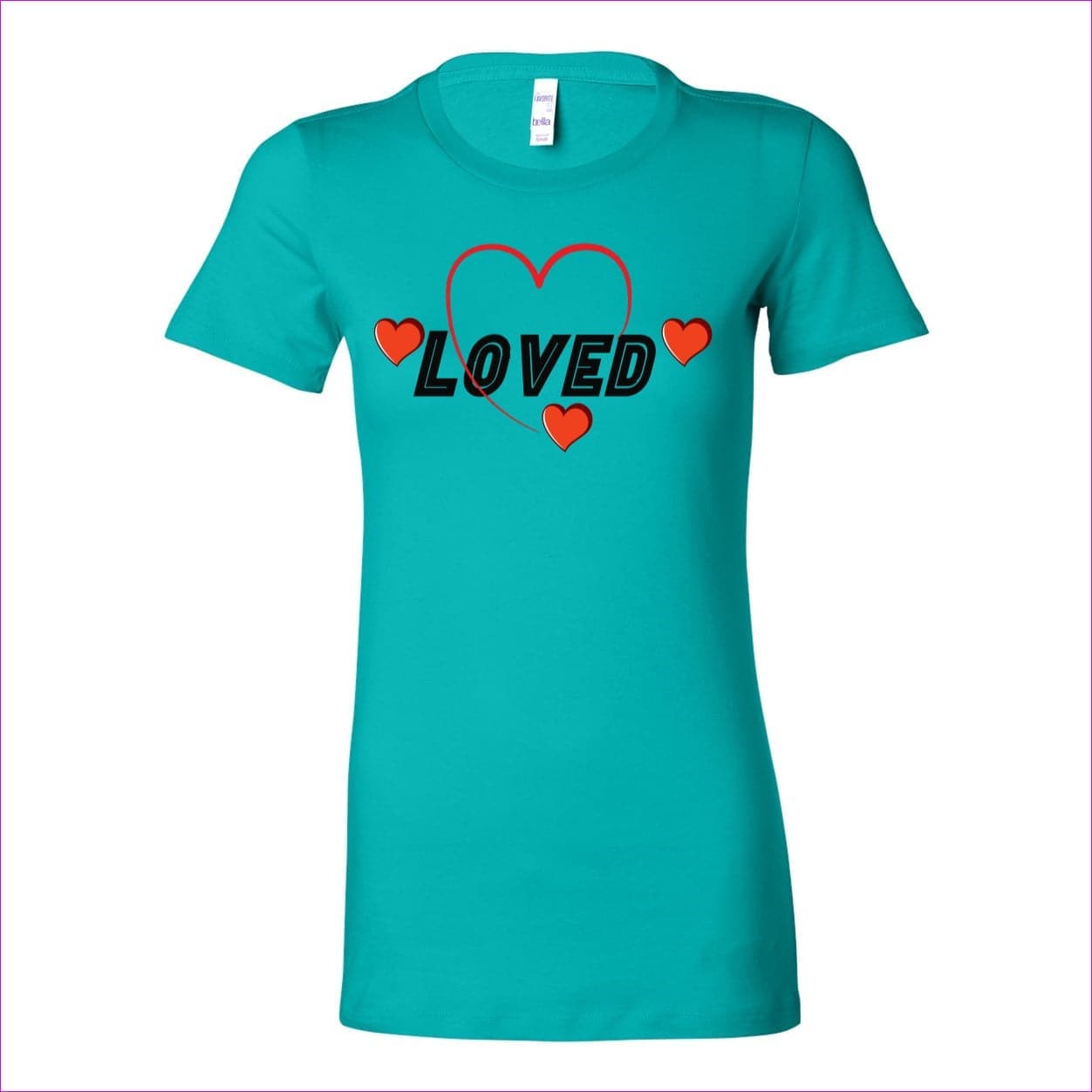 Teal - Loved Womens Favorite Tee - womens t-shirt at TFC&H Co.