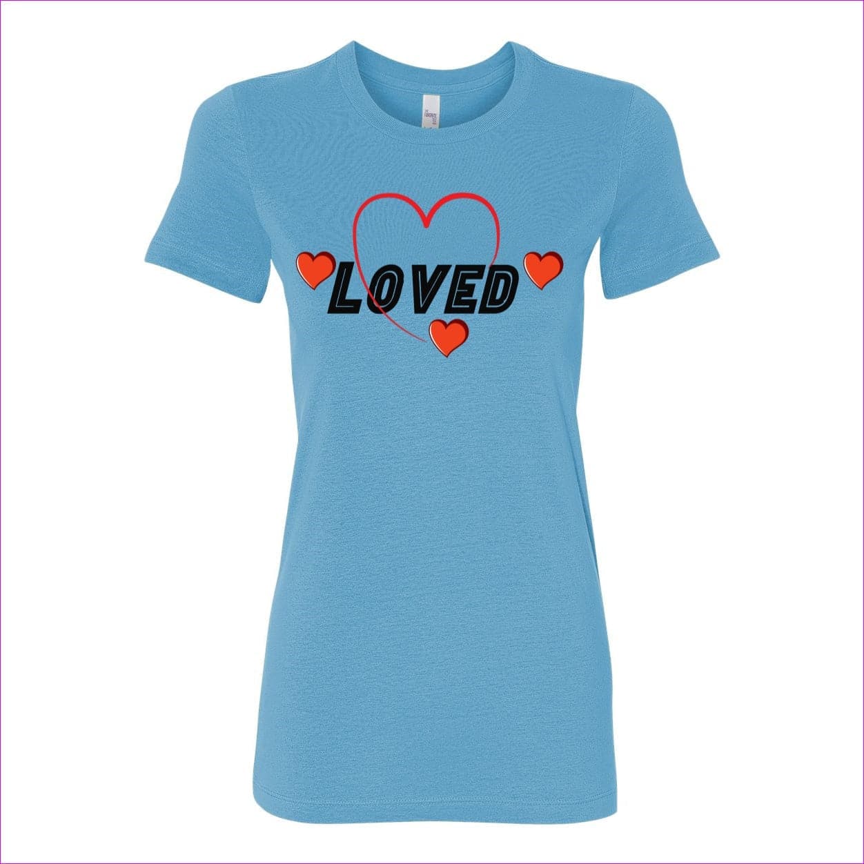 Ocean Blue - Loved Womens Favorite Tee - womens t-shirt at TFC&H Co.