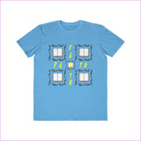 Light Blue Man of Faith: Men's Lightweight Fashion Tee Voluptuous (+) Size Available - men's t-shirt at TFC&H Co.