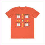 Orange Man of Faith: Men's Lightweight Fashion Tee Voluptuous (+) Size Available - men's t-shirt at TFC&H Co.