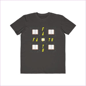 Smoke Man of Faith: Men's Lightweight Fashion Tee Voluptuous (+) Size Available - men's t-shirt at TFC&H Co.