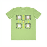 Key Lime Man of Faith: Men's Lightweight Fashion Tee Voluptuous (+) Size Available - men's t-shirt at TFC&H Co.