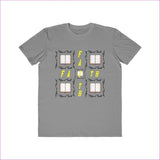 Storm Grey Man of Faith: Men's Lightweight Fashion Tee Voluptuous (+) Size Available - men's t-shirt at TFC&H Co.