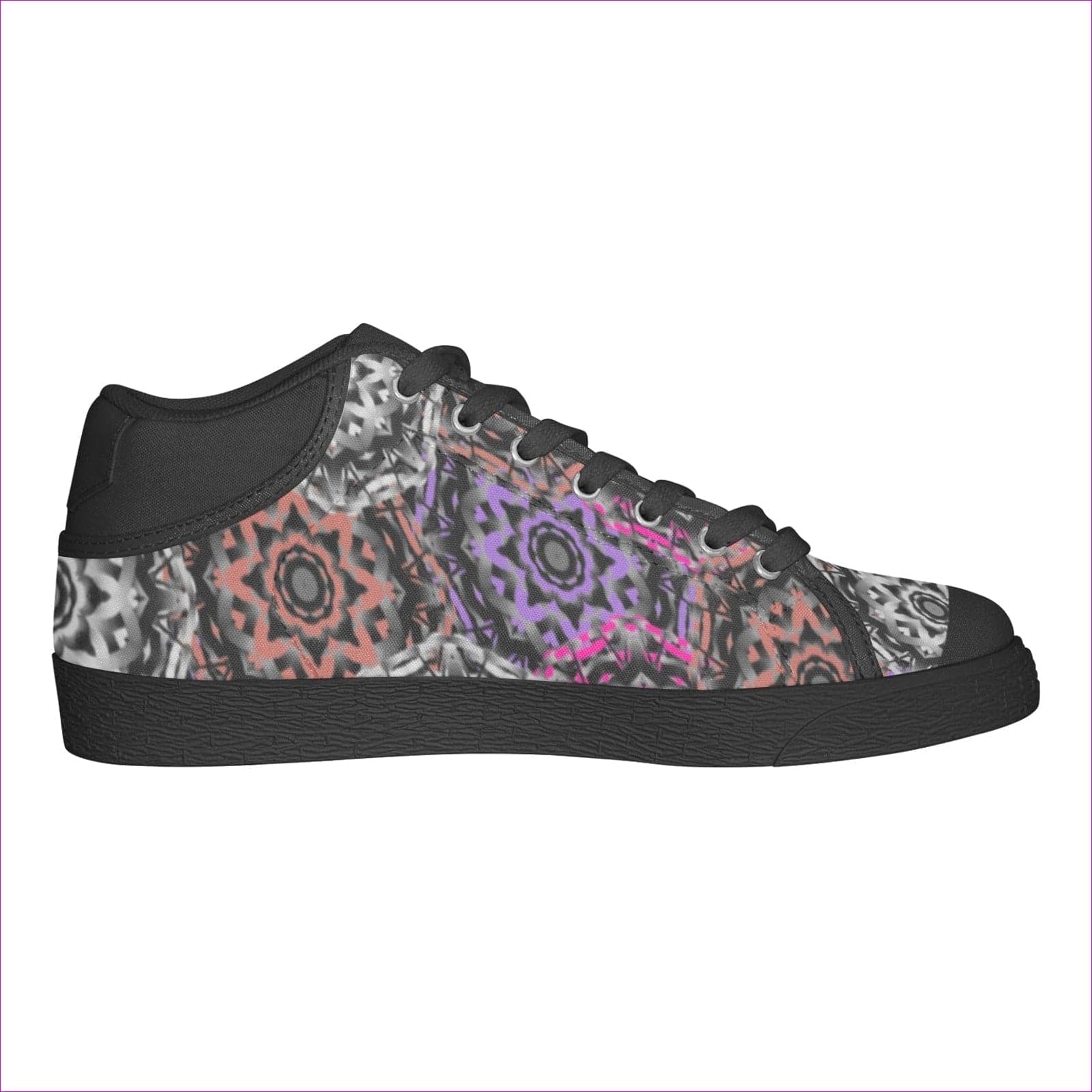 - Mandala Graffiti Chukka Canvas Womens Shoes - womens canvas shoes at TFC&H Co.