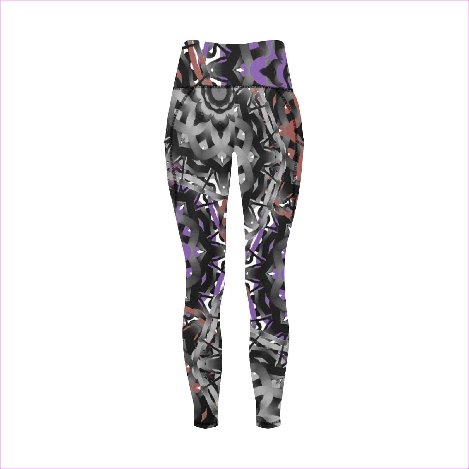 - Mandala Graffiti High Waist Leggings with Pockets - womens leggings at TFC&H Co.