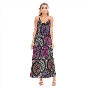 - Mandala Graffiti Womens Sling Dress - womens dress at TFC&H Co.