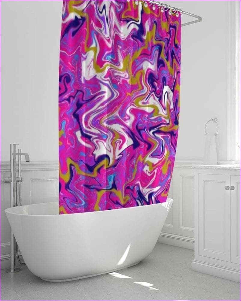Marbled Pixie Shower Curtain 72"x72" - shower curtain at TFC&H Co.