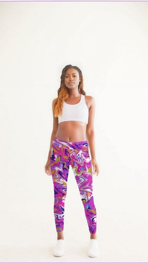 - Marbled Pixie Womens Yoga Pants - womens leggings at TFC&H Co.