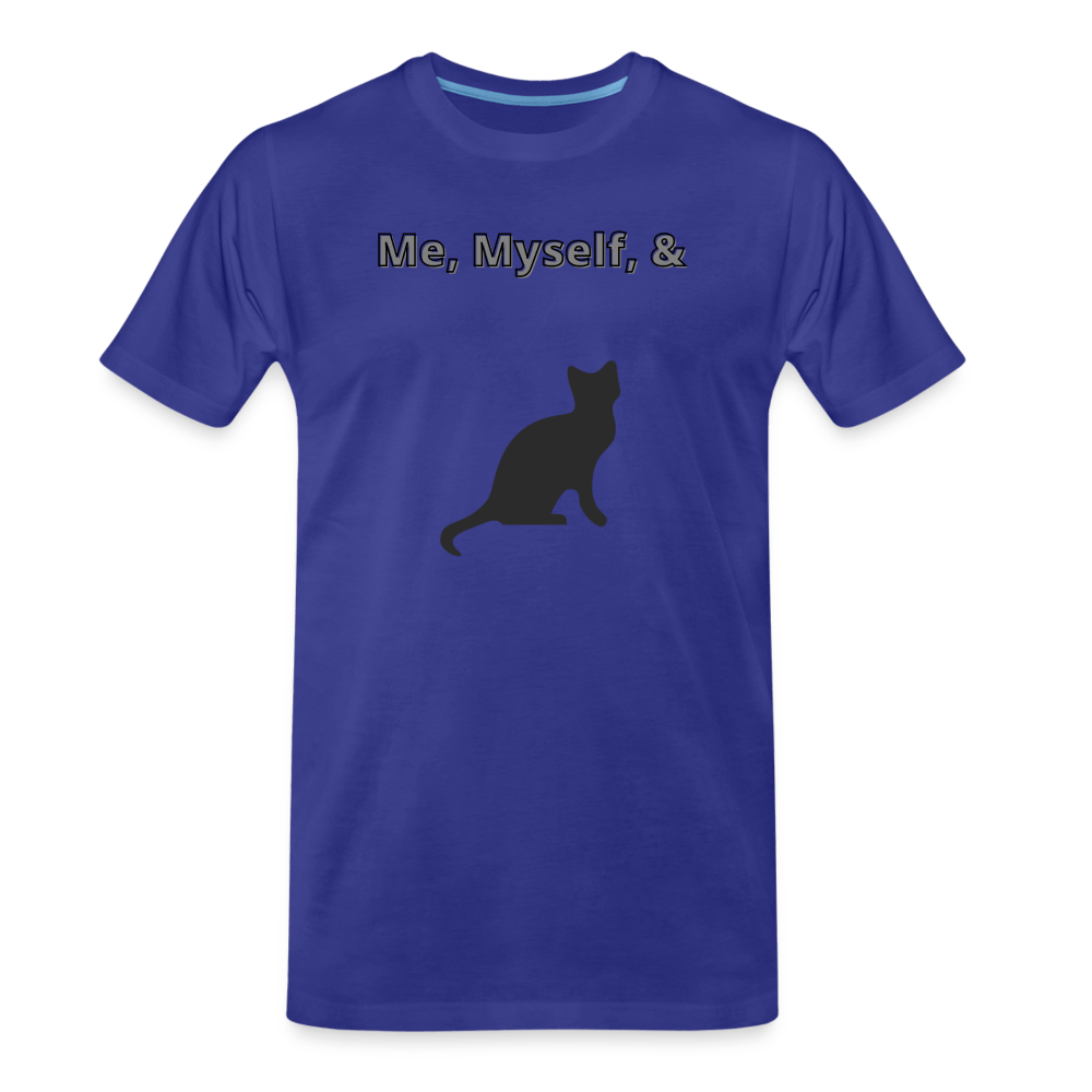 Me, Myself, & Cat Premium Men's Organic T-Shirt - Men’s Premium Organic T-Shirt | Spreadshirt 1352 at TFC&H Co.