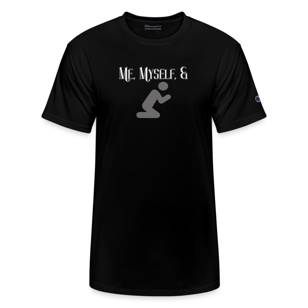 black Me, Myself, & Prayer Champion Unisex T-Shirt - Champion Unisex T-Shirt at TFC&H Co.