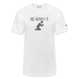 white - Me, Myself, & Prayer Champion Unisex T-Shirt - Champion Unisex T-Shirt at TFC&H Co.