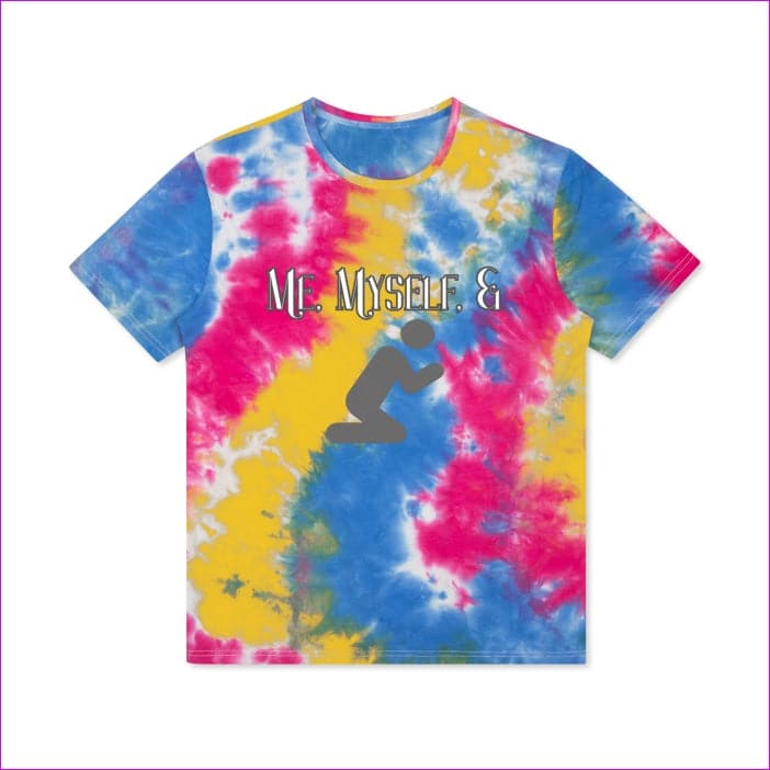 Me, Myself, & Prayer Unisex Softness Rainbow Tie-Dye T-Shirt - Unisex T-Shirt at TFC&H Co.