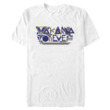 WHITE - Men's Marvel Black Panther Wakanda Forever Wakanda Forever Pattern T-Shirt - Unisex T-Shirts at TFC&H Co.