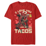 RED - Men's Marvel Taco Love T-Shirt - Ships from The US - T-Shirt at TFC&H Co.