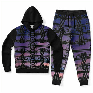 4XL - Midnight Aros Unisex Premium Sweatsuit - Fashion Hoodie & Jogger - AOP at TFC&H Co.