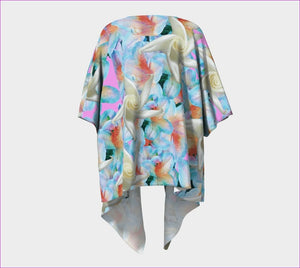 - Midnight Floral Draped Kimono - womens Draped Kimono at TFC&H Co.