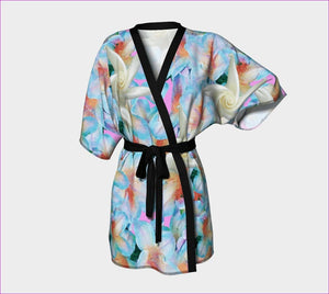 - Midnight Floral Kimono Robe - Kimono Robe at TFC&H Co.