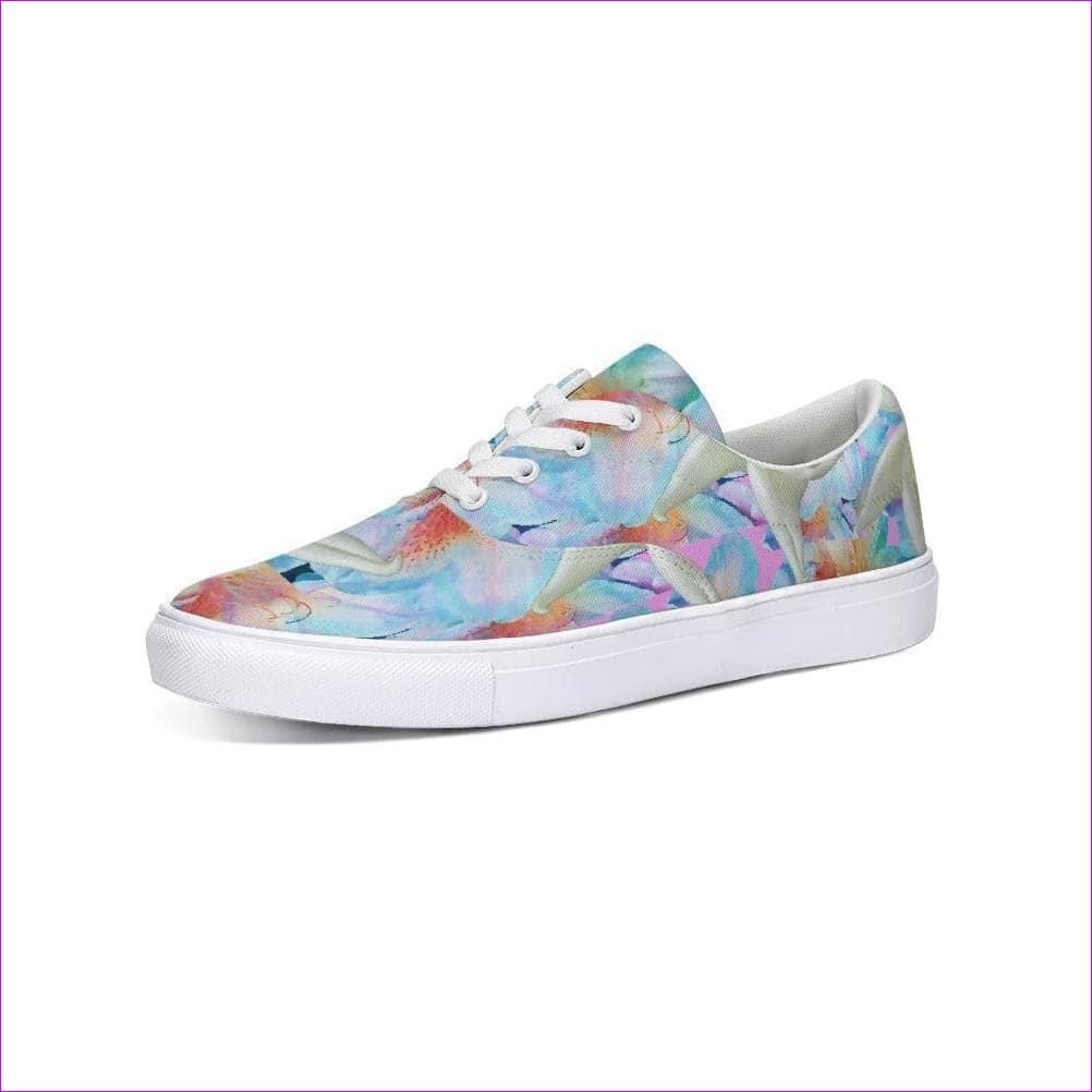 Midnight Floral Lace Up Canvas Shoe - women's shoe at TFC&H Co.