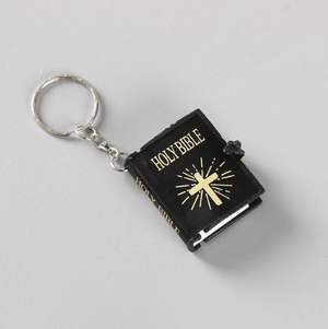 Black - Mini HOLY Bible Keychain - keychain at TFC&H Co.