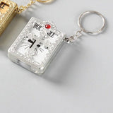 silvery - Mini HOLY Bible Keychain - keychain at TFC&H Co.