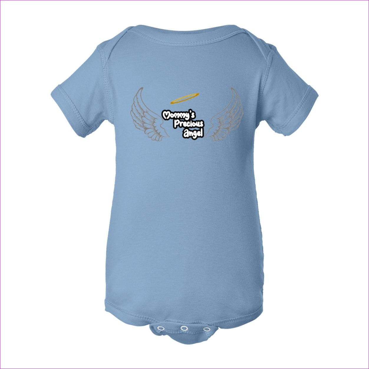 Light Blue Mommy's Precious Angel Infant Bodysuit - infant onesie at TFC&H Co.